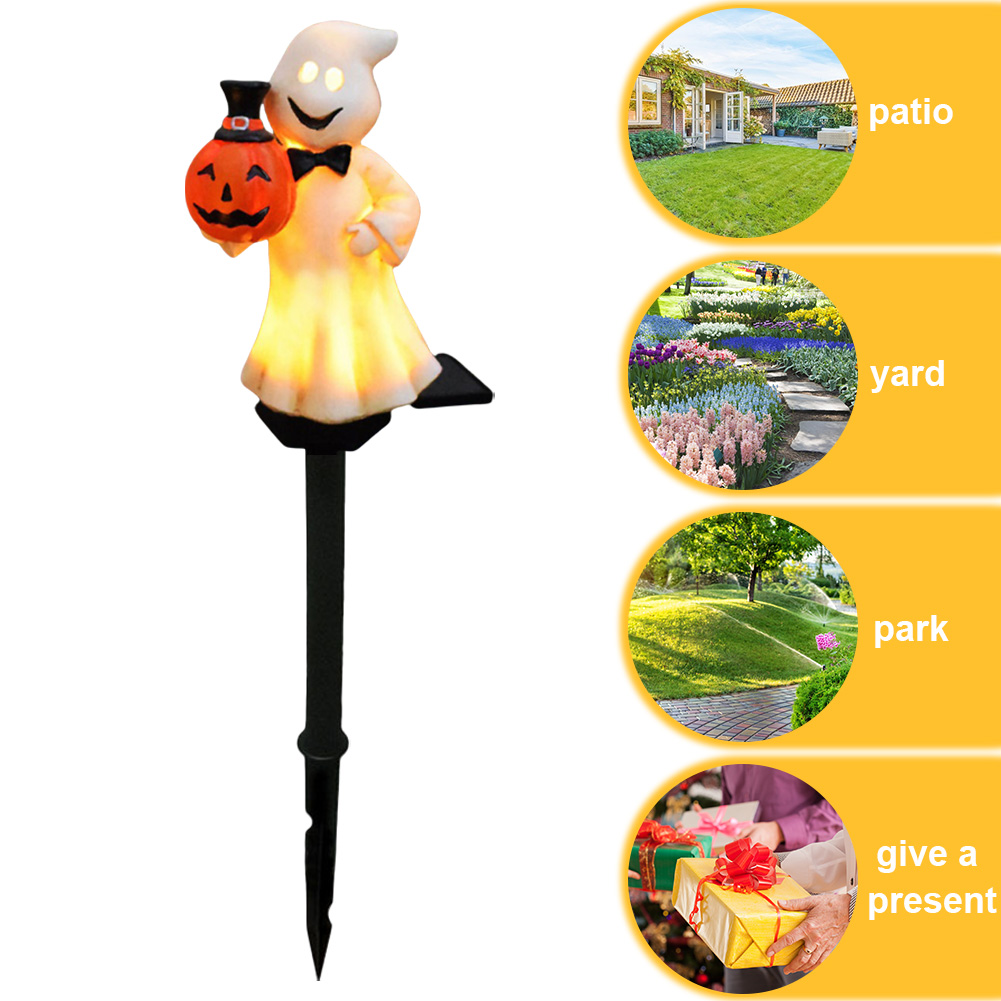 Outdoor Halloween Ghosts Pathw - Outdoor Lighting Yard Stakes avaliação e preço