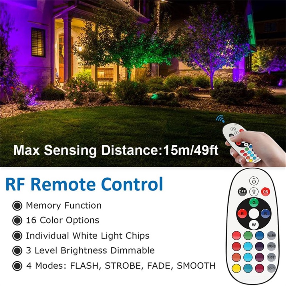 RGBW Landscape Lighting 10W wi - Outdoor Lighting And Landscape avaliação e preço