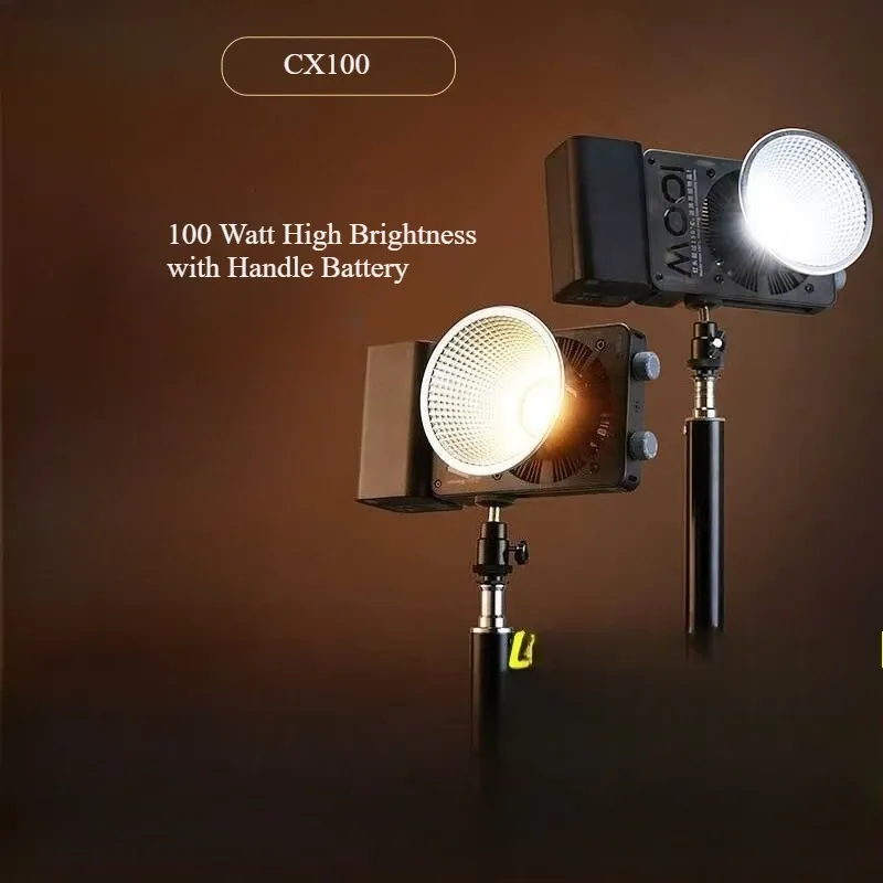 CINEPEER CX100 100W Profession - Outdoor Lighting Video Shooting avaliação e preço