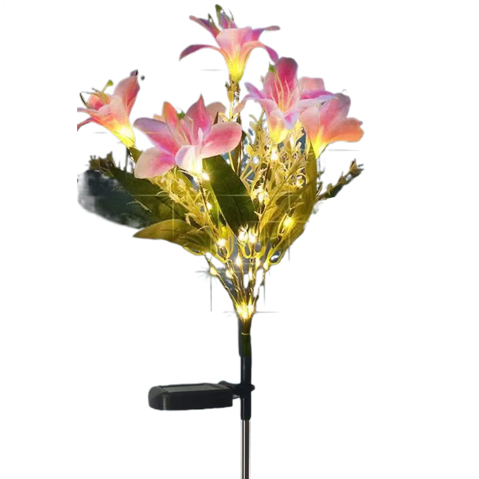 Solar Flowers Outdoor Waterpro - Outdoor Lighting Yard Stakes avaliação e preço