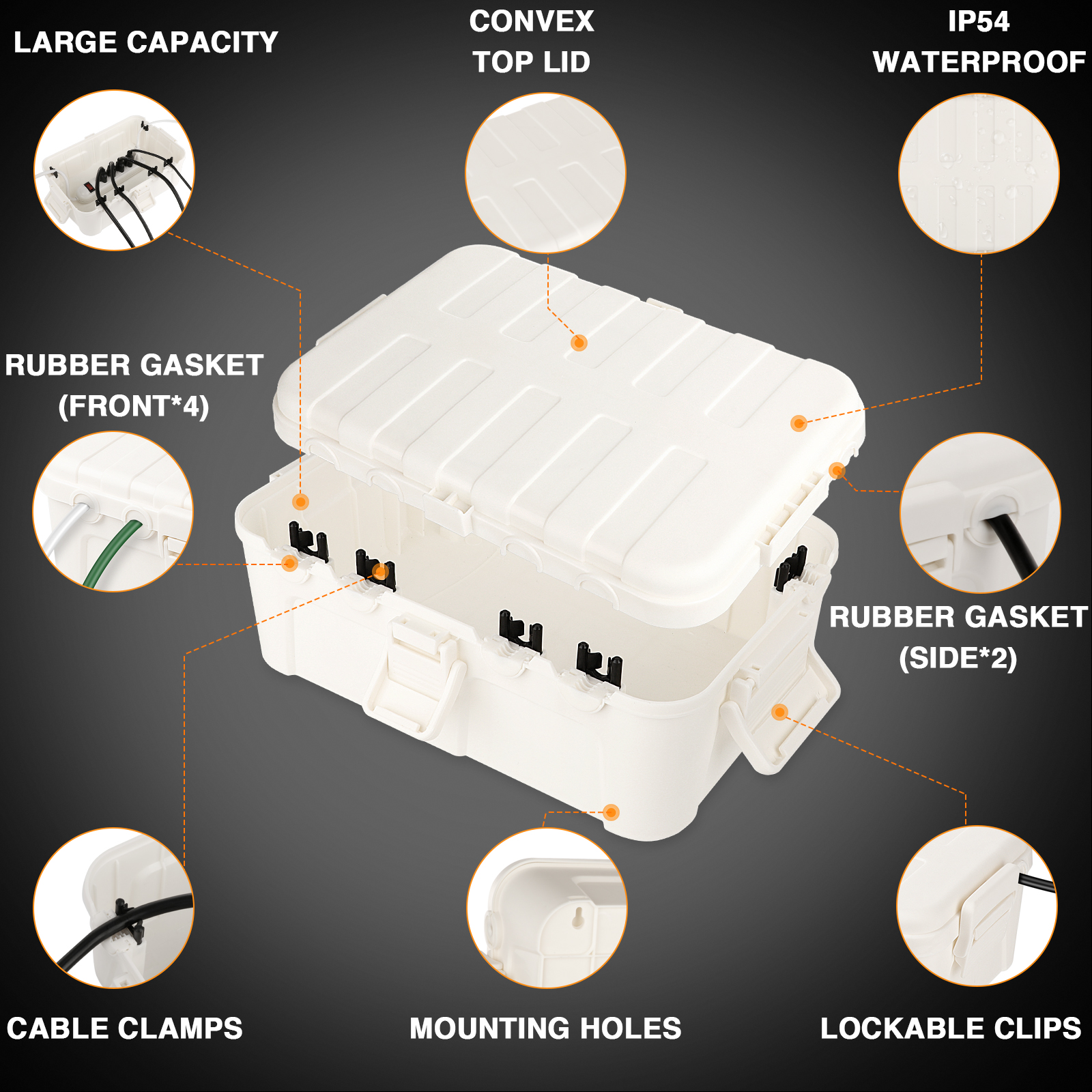 Outdoor Power Supply Waterproo - Outdoor Lighting Box avaliação e preço