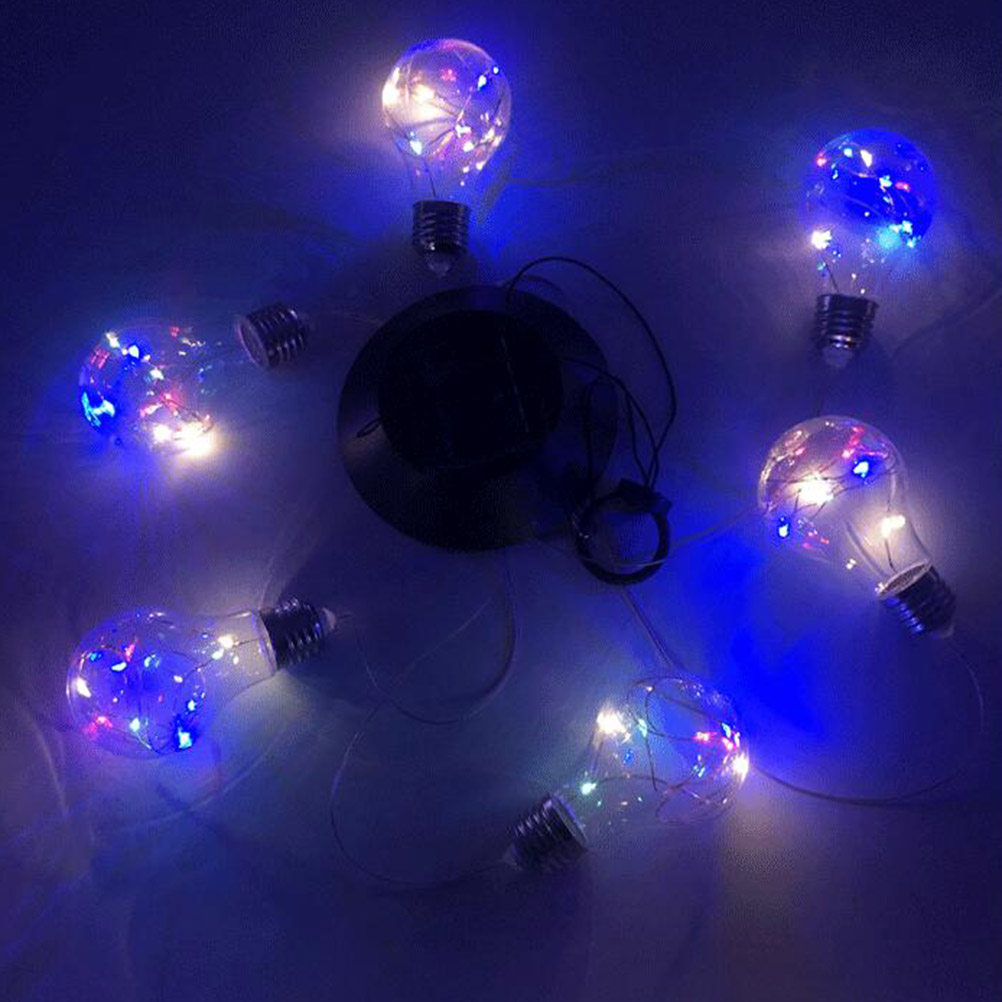 6 LED Solar Powered Wind Chime - Outdoor Lighting On Trees avaliação e preço
