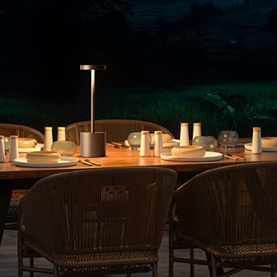 Cordless Table Lamp Rechargeab - Outdoor Lighting Lamps avaliação e preço