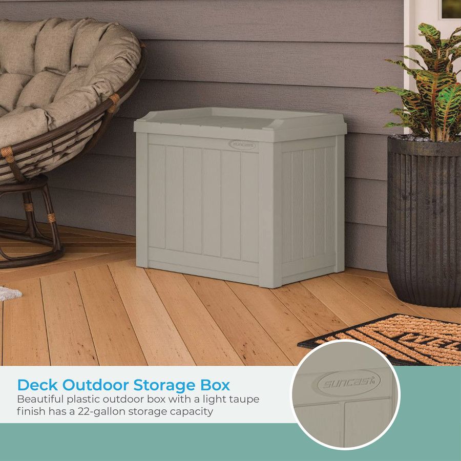 Outdoor Storage Box 22 Gallon  - Outdoor Lighting Box avaliação e preço