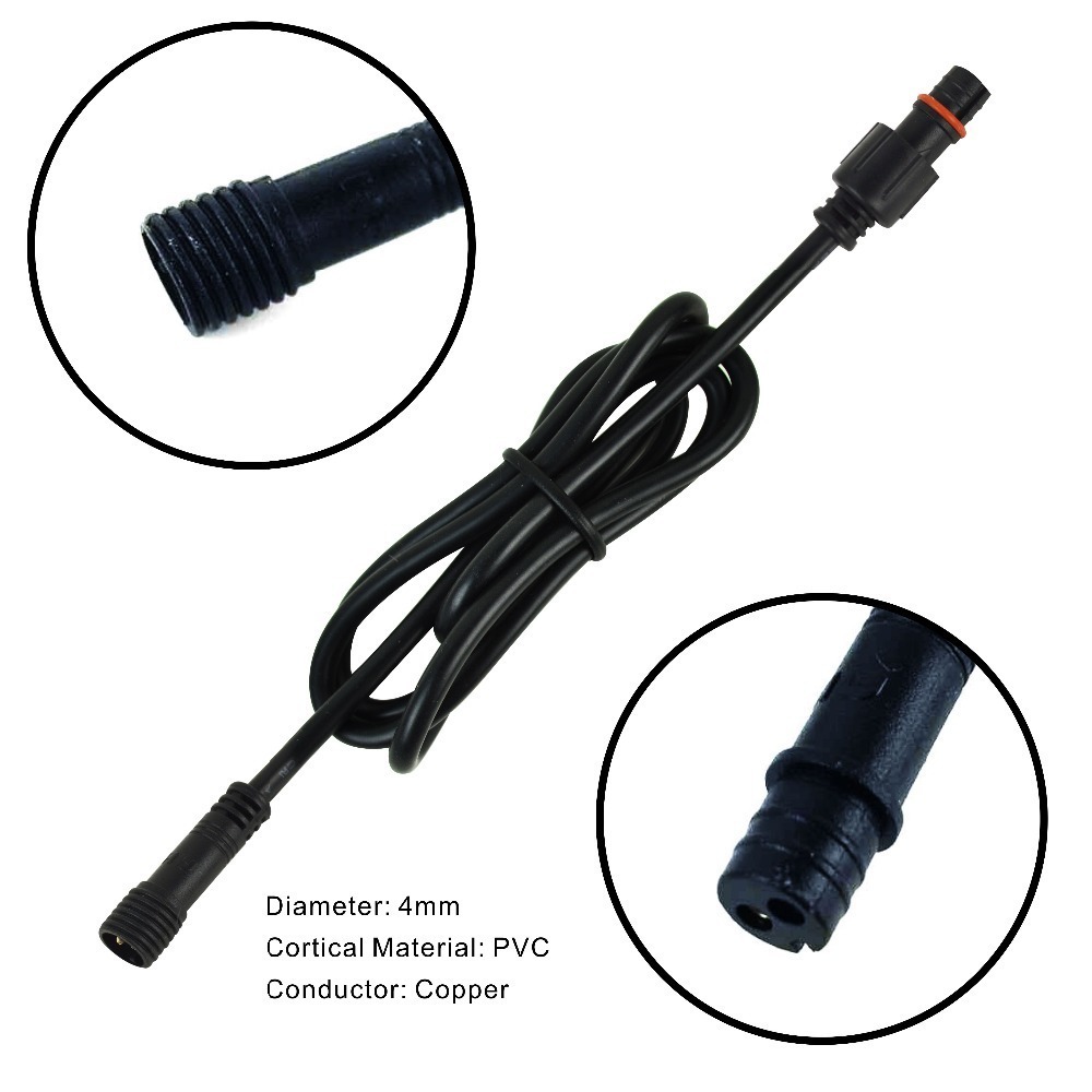 2pin DC LED Cable 1 Metre Exte - Outdoor Lighting Extension Cable avaliação e preço