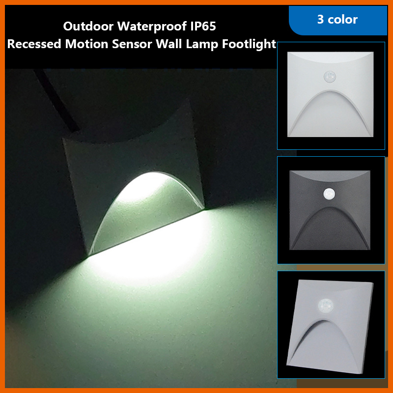 Recessed Motion Sensor Wall La - Outdoor Lighting Timer Switch avaliação e preço