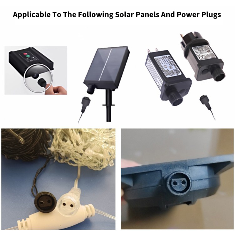 Outdoor 2Pin LED Connector wit - Outdoor Lighting Extension Cable avaliação e preço