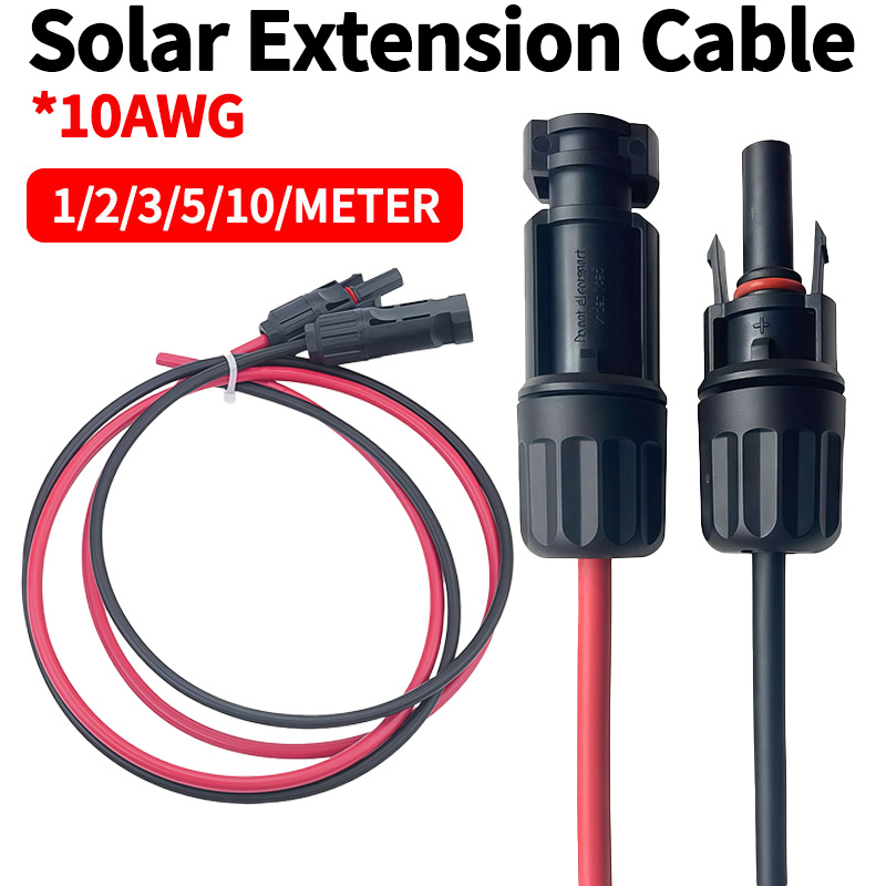 Solar PV Extension Cable Black - Outdoor Lighting Extension Cable avaliação e preço