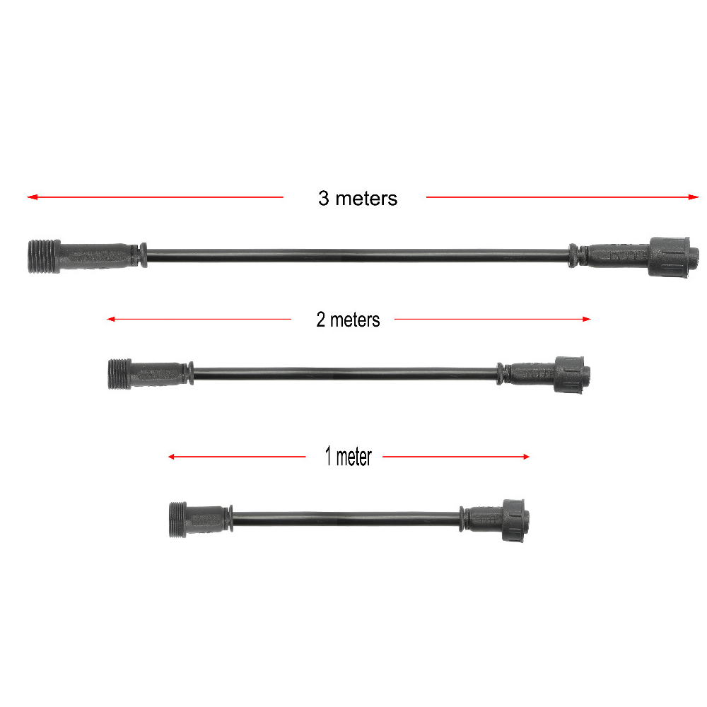 2PIN/4PIN 1meter/2meter/3meter - Outdoor Lighting Extension Cable avaliação e preço