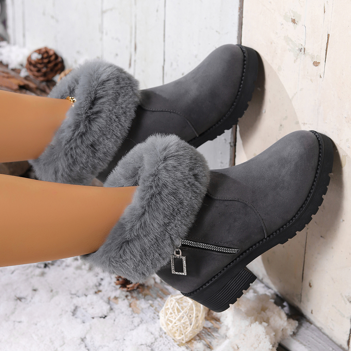Winter Women Ankle Boots 2025  - Outdoor Lighting Design avaliação e preço