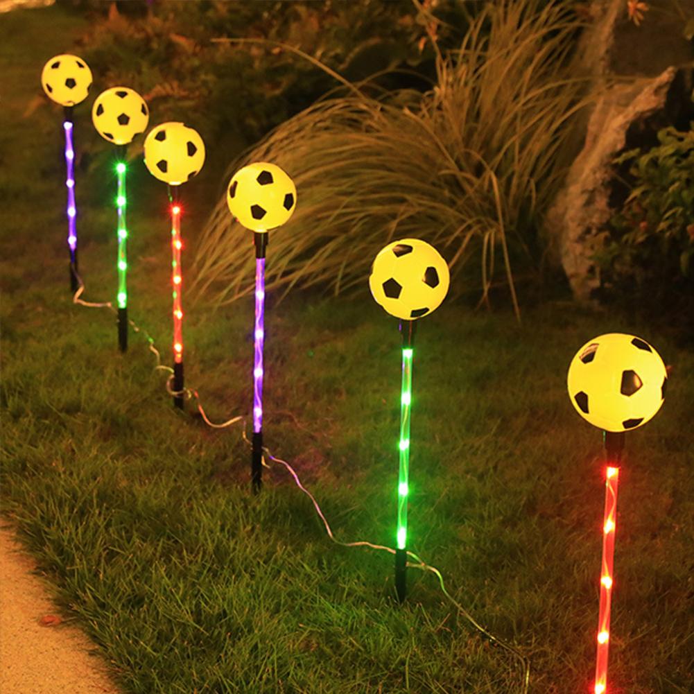 Solar Walkway Solar Soccer Lig - Outdoor Lighting Yard Stakes avaliação e preço