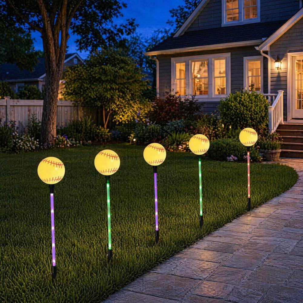 Solar Walkway Solar Soccer Lig - Outdoor Lighting Yard Stakes avaliação e preço