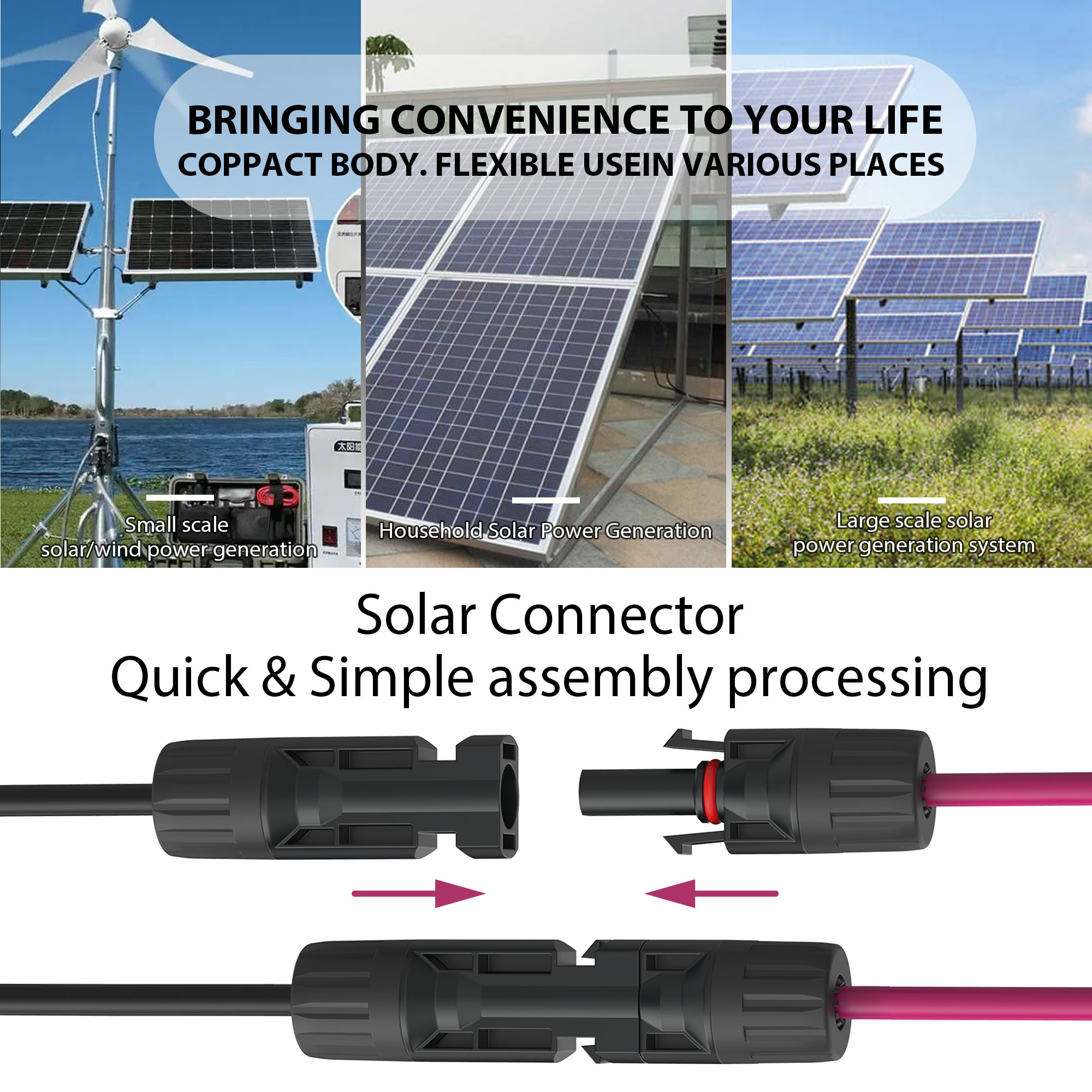 Solar to XT60 extension cable  - Outdoor Lighting Extension Cable avaliação e preço