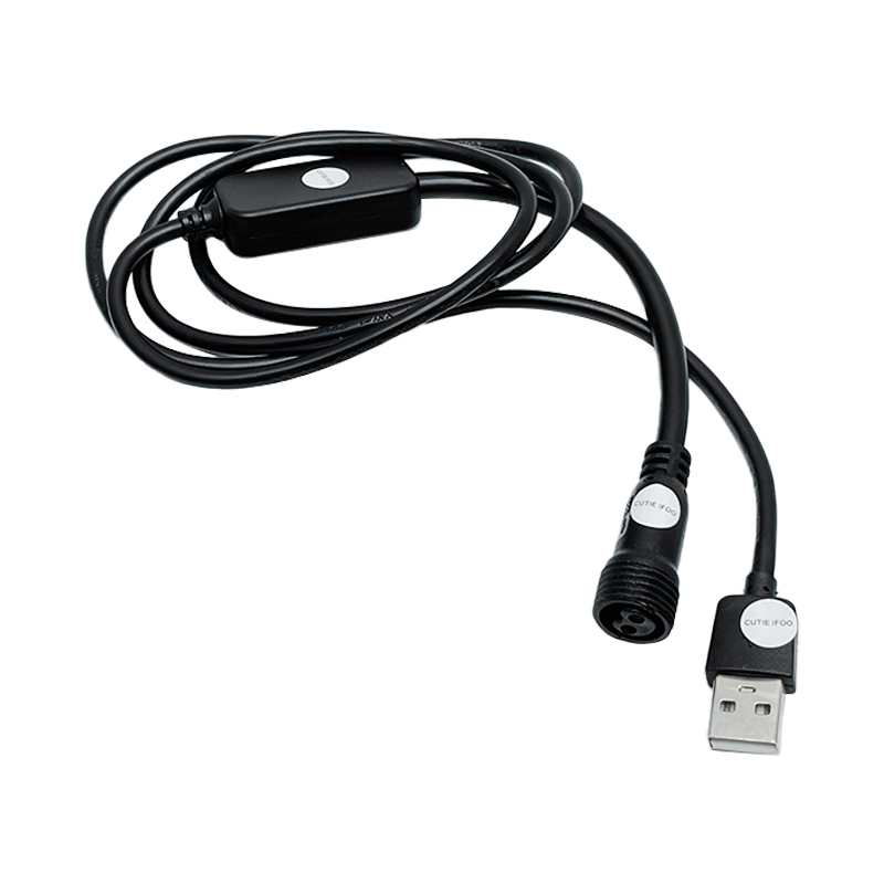 USB Male To 2 Pin Female Charg - Outdoor Lighting Extension Cable avaliação e preço