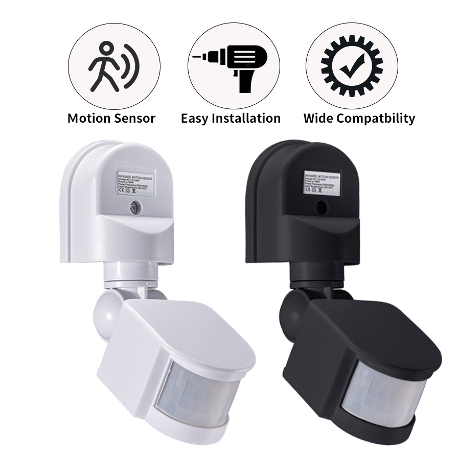 PIR Motion Sensor 220V 110V 12 - Outdoor Lighting Timer Switch avaliação e preço