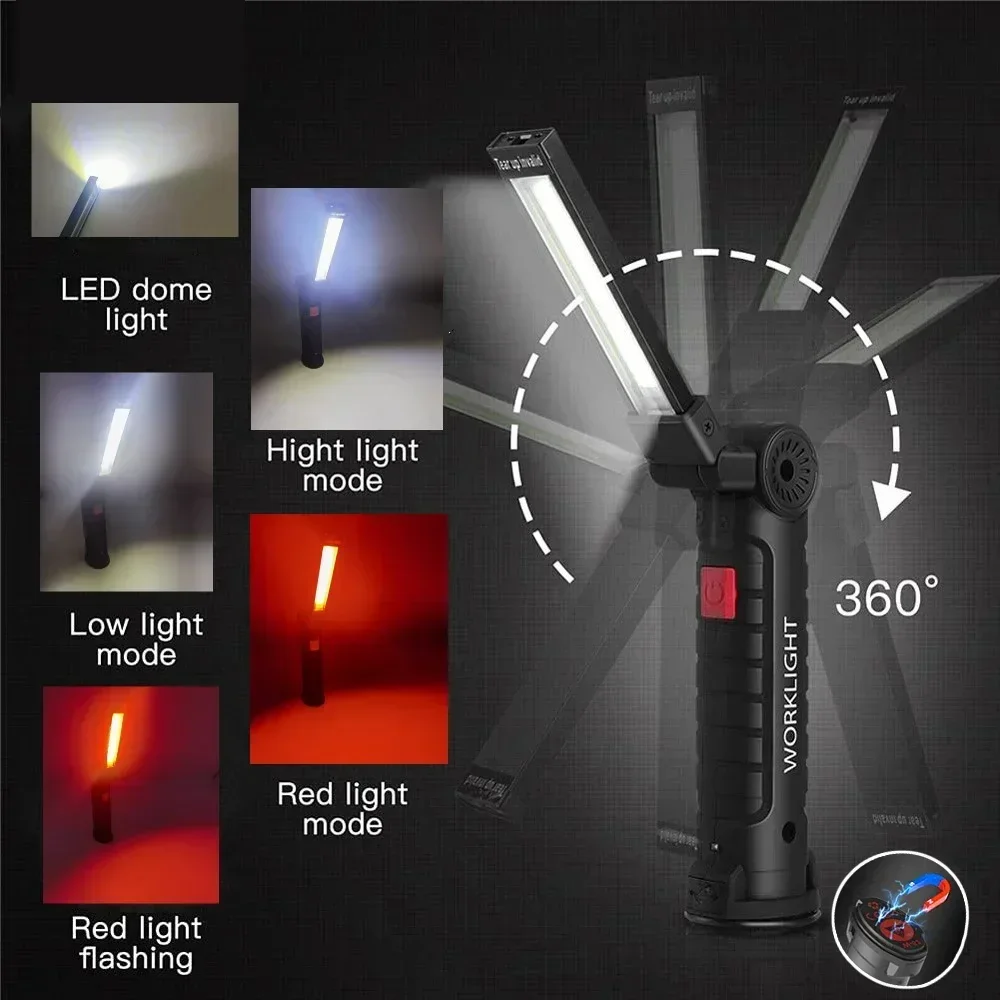 LED COB Flashlight USB Recharg - Outdoor Lighting Lowes avaliação e preço