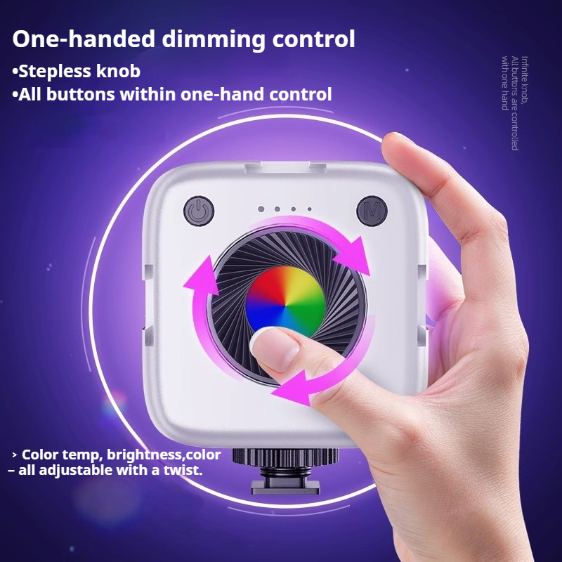 Mini RGB LED Video Fill Light  - Outdoor Lighting Video Shooting avaliação e preço
