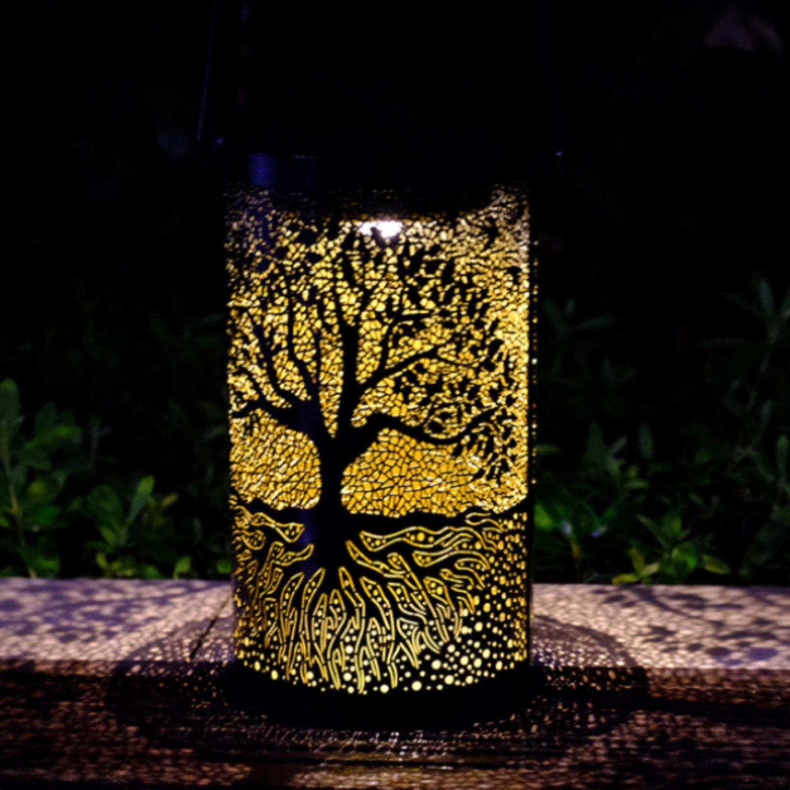 Tree Pattern Outline Lamp Auto - Outdoor Lighting On Trees avaliação e preço