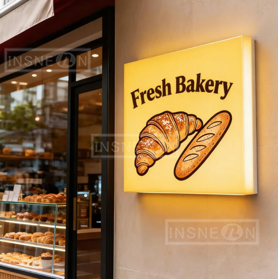 Custom LED Sign LightBox Fresh - Outdoor Lighting Box avaliação e preço