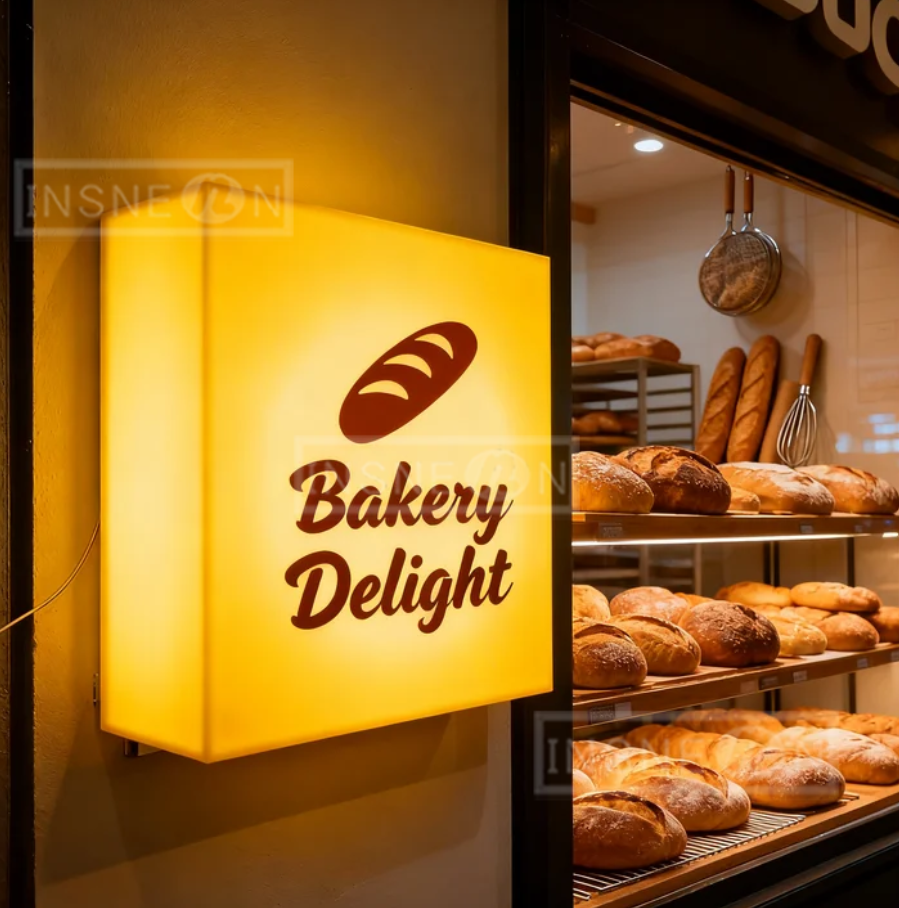 Custom LED Sign LightBox Fresh - Outdoor Lighting Box avaliação e preço