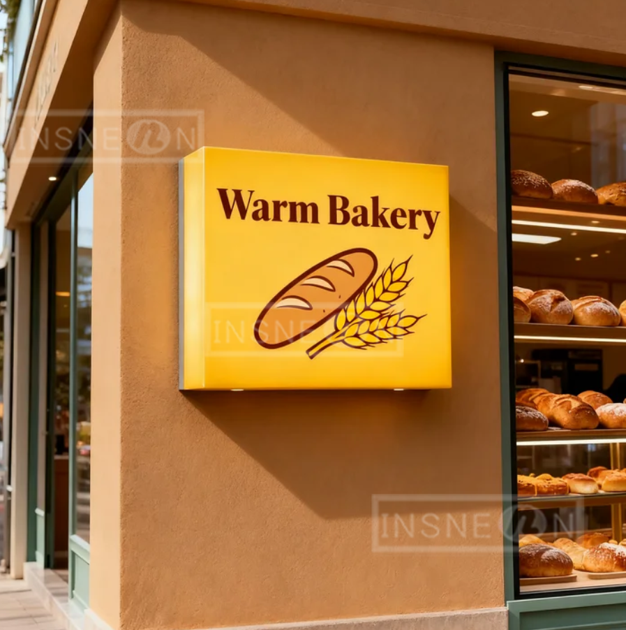 Custom LED Sign LightBox Fresh - Outdoor Lighting Box avaliação e preço