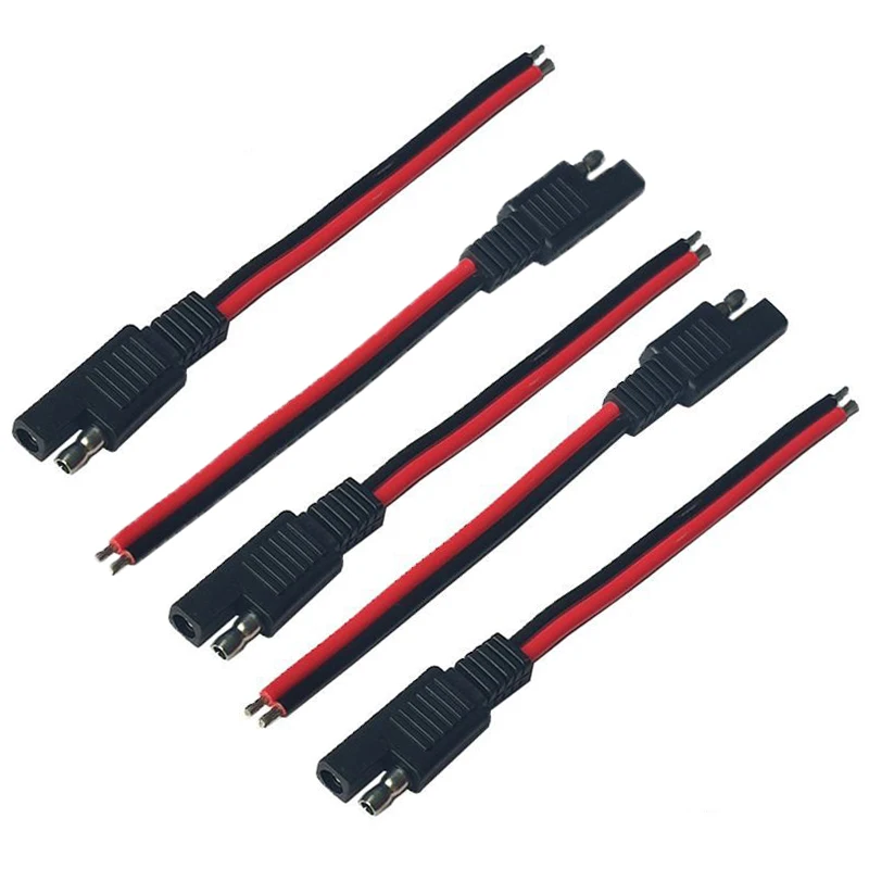 5PCS 15CM SAE 2 Pin Quick Conn - Outdoor Lighting Extension Cable avaliação e preço